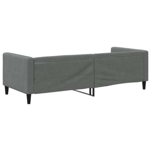 Dnevni krevet tamnosivi 80 x 200 cm od tkanine - Tamno siva 80 x 200 cm bez madraca Cijena