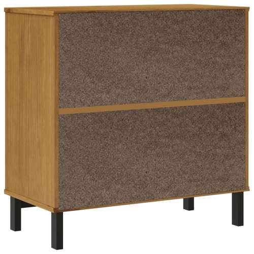 Komoda sa staklenim vratima FLAM 80x40x80 cm masivna borovina Cijena