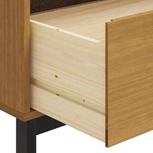 Komoda sa staklenim vratima FLAM 80x40x80 cm masivna borovina Cijena
