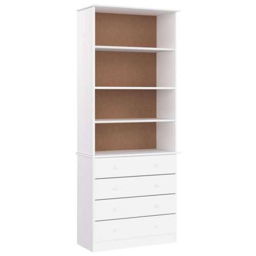 Regal za knjige s ladicama ALTA bijeli 77x35x186,5 cm borovina - Bijela 1 Cijena
