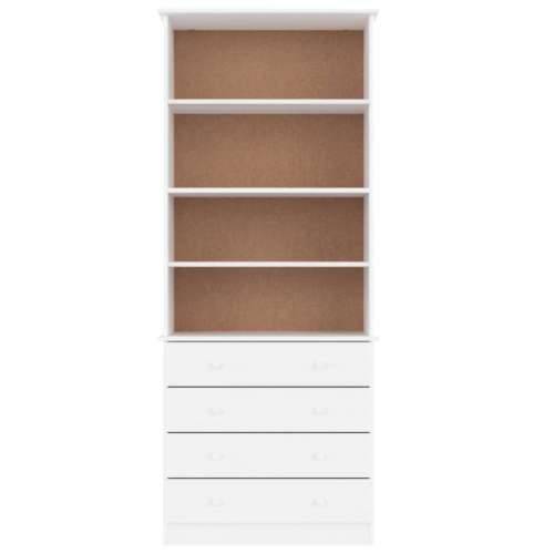 Regal za knjige s ladicama ALTA bijeli 77x35x186,5 cm borovina - Bijela 1 Cijena