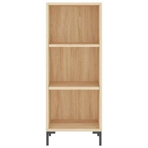Visoka komoda hrasta sonome 34,5x34x180cm od konstruiranog drva - sonoma hrast 1 3 police Cijena