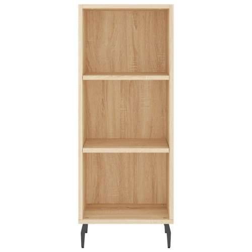 Visoka komoda hrasta sonome 34,5x34x180cm od konstruiranog drva - sonoma hrast 1 3 police Cijena