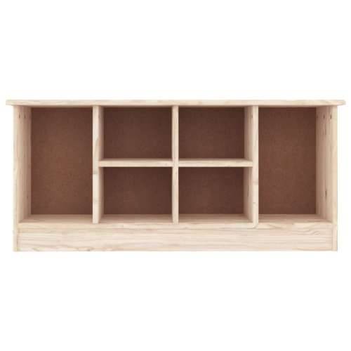 Klupa za cipele ALTA 100 x 35 x 45 cm od masivne borovine - Prirodna Cijena