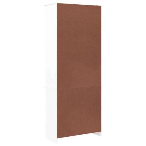 Staklena vitrina ALTA bijela 77x35x186,5 cm od masivne borovine Bijela 1 Cijena