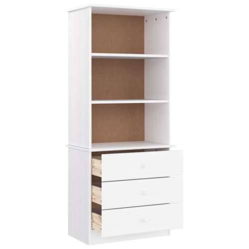 Regal za knjige s ladicama ALTA bijeli 60x35x142 cm od borovine - Bijela 1 Cijena