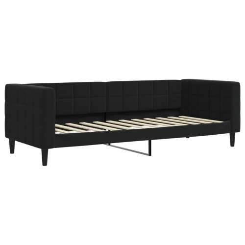 Dnevni krevet crni 80 x 200 cm baršunasti - Crna 80 x 200 cm bez madraca Cijena