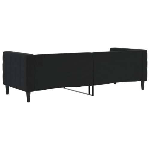 Dnevni krevet crni 80 x 200 cm baršunasti - Crna 80 x 200 cm bez madraca Cijena