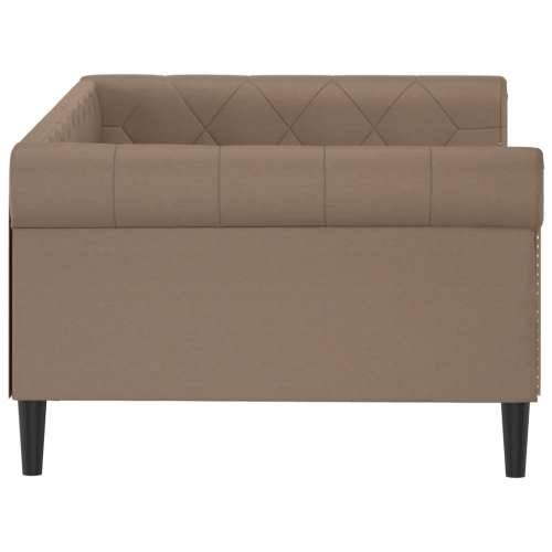 Dnevni krevet boja cappuccina 100 x 200 cm od umjetne kože - Boja cappuccina 100 x 200 cm bez madraca Cijena
