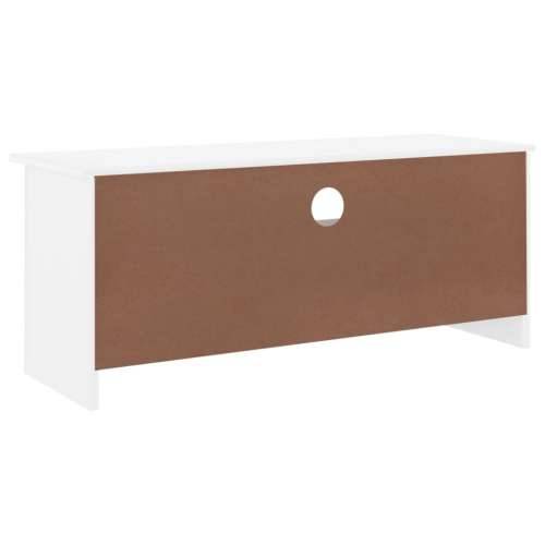 TV ormarić s ladicama ALTA bijeli 100x35x41 cm masivna borovina - Bijela 1 Cijena