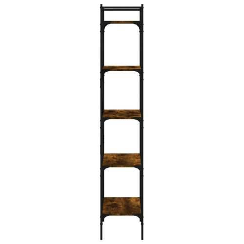 Regal za knjige 5 razina boja hrasta 56 x 31,5 x 174 cm drveni - Dimljeni hrast 1 174 cm Cijena