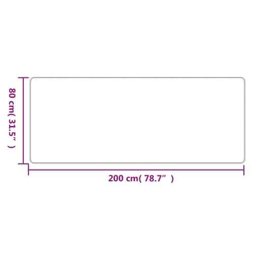 Tepih-staza s izgledom sisala antracit 80 x 200 cm - Antracit 80 x 200 cm Cijena