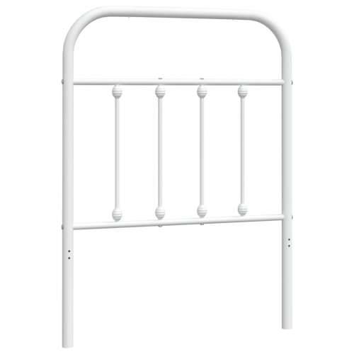 Metalno uzglavlje bijelo 75 cm - Bijela 75 cm 1 Cijena