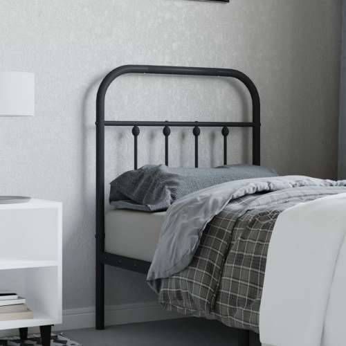 Metalno uzglavlje crno 75 cm - Crna 75 cm 1 Cijena