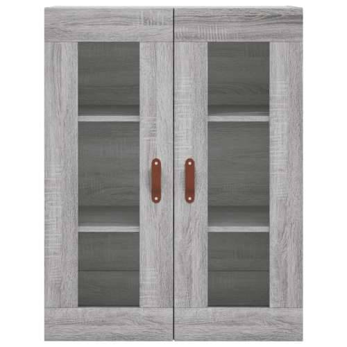 Visoka komoda siva sonome 69,5x34x180 cm od konstruiranog drva - Sivi hrast sonoma 1 1 vrata 3 ladice Cijena