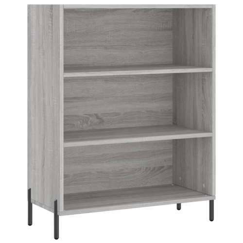 Visoka komoda siva sonome 69,5x34x180 cm od konstruiranog drva - Sivi hrast sonoma 1 3 police Cijena