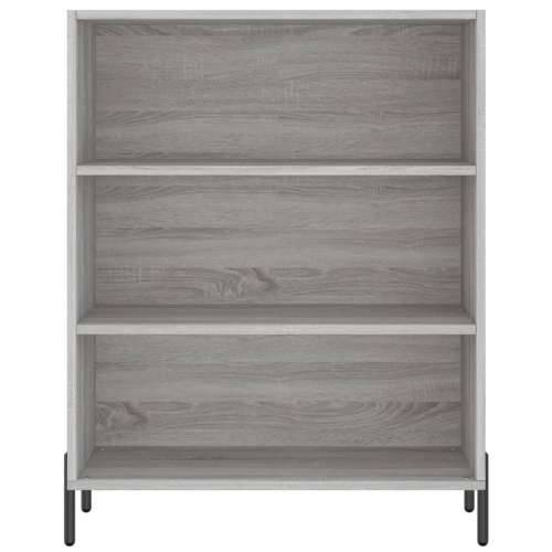 Visoka komoda siva sonome 69,5x34x180 cm od konstruiranog drva - Sivi hrast sonoma 1 3 police Cijena