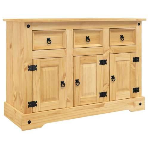 Komoda Corona smeđa 112x44x78 cm masivna borovina meksički stil Smeđa 1 Cijena