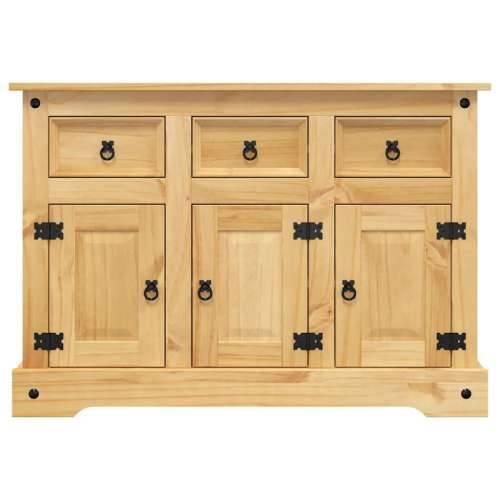 Komoda Corona smeđa 112x44x78 cm masivna borovina meksički stil Smeđa 1 Cijena
