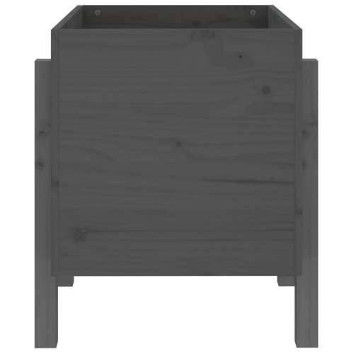 Vrtna sadilica siva 62 x 50 x 57 cm od masivne borovine Siva boja bora 62 x 50 x 57 cm 1 Cijena
