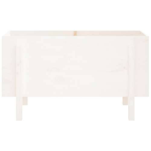 Povišena gredica - Vrtna gredica bijela 101 x 50 x 57 cm masivna borovina - Bijela boja bora 101 x 50 x 57 cm 1 Cijena