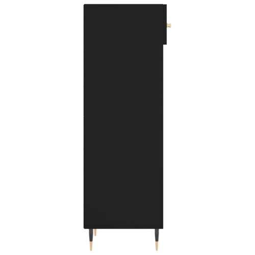 Ormarić za cipele crni 30 x 35 x 105 cm od konstruiranog drva - Crna 1 Cijena