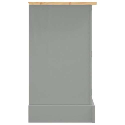 Komoda Corona siva 112x43x78 cm masivna borovina meksički stil - Siva 1 Cijena