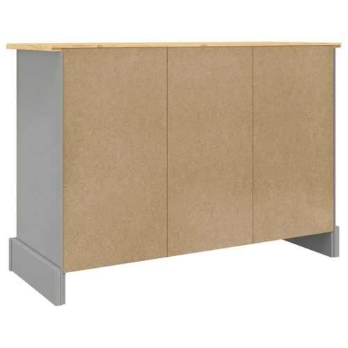 Komoda Corona siva 112x43x78 cm masivna borovina meksički stil - Siva 1 Cijena