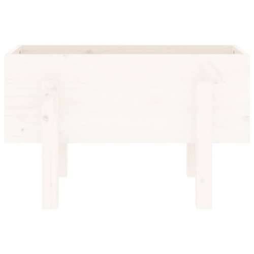 Vrtna sadilica bijela 62 x 30 x 38 cm od masivne borovine - Bijela boja bora 62 x 30 x 38 cm 1 Cijena
