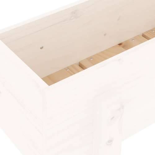 Vrtna sadilica bijela 62 x 30 x 38 cm od masivne borovine - Bijela boja bora 62 x 30 x 38 cm 1 Cijena