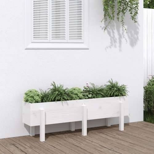 Stupići za parking bijela 121 x 30 x 38 cm masivna borovina Bijela boja bora 121 x 30 x 38 cm 1 Cijena