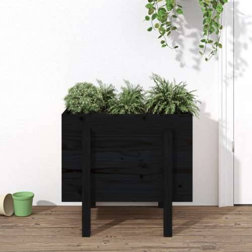 Vrtna sadilica crna 62 x 50 x 57 cm od masivne borovine - Crna boja bora 62 x 50 x 57 cm 1 Cijena