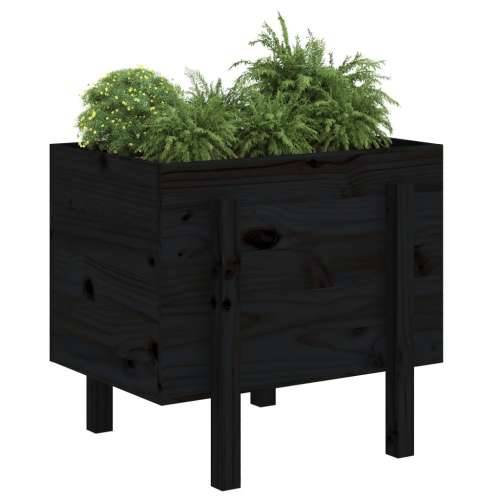 Vrtna sadilica crna 62 x 50 x 57 cm od masivne borovine - Crna boja bora 62 x 50 x 57 cm 1 Cijena