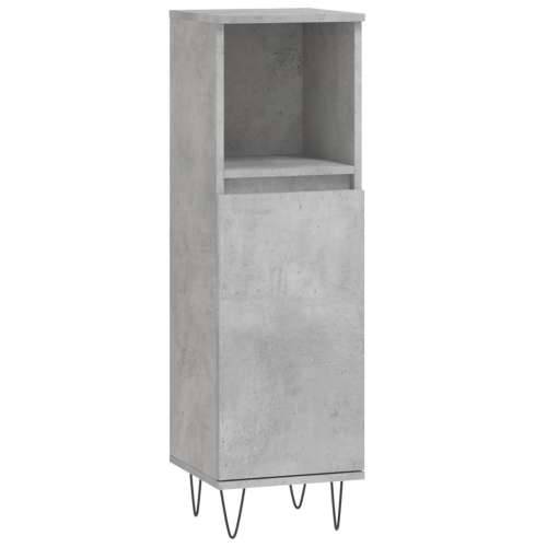 Kupaonski ormarić boja betona 30x30x100 cm konstruirano drvo - Beton siva 1 Cijena