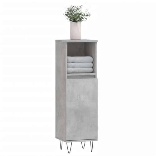 Kupaonski ormarić boja betona 30x30x100 cm konstruirano drvo - Beton siva 1 Cijena