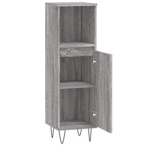 Kupaonski ormarić sivi hrast 30x30x100 cm konstruirano drvo - Sivi hrast sonoma 1 Cijena