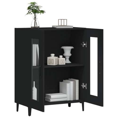 Komoda crna 69,5 x 34 x 90 cm od konstruiranog drva - Crna 1 Cijena