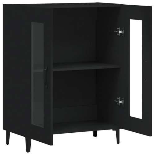 Komoda crna 69,5 x 34 x 90 cm od konstruiranog drva - Crna 1 Cijena