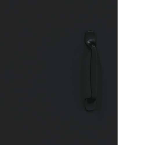 Komoda crna 69,5 x 34 x 90 cm od konstruiranog drva - Crna 1 Cijena
