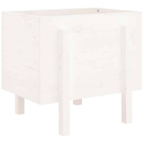 Vrtna sadilica bijela 62 x 50 x 57 cm od masivne borovine - Bijela boja bora 62 x 50 x 57 cm 1 Cijena