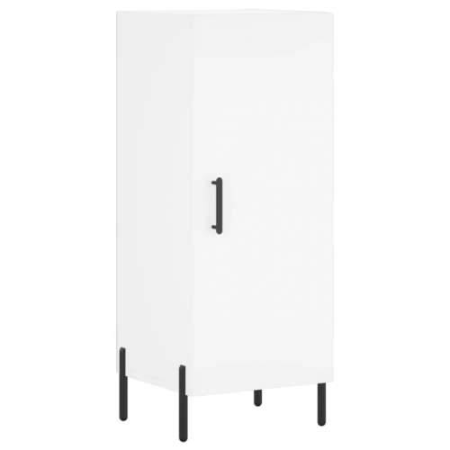Visoka komoda bijeli 34,5x34x180 cm od konstruiranog drva - Bijela 1 1 vrata Cijena