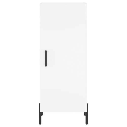 Visoka komoda bijeli 34,5x34x180 cm od konstruiranog drva - Bijela 1 1 vrata Cijena