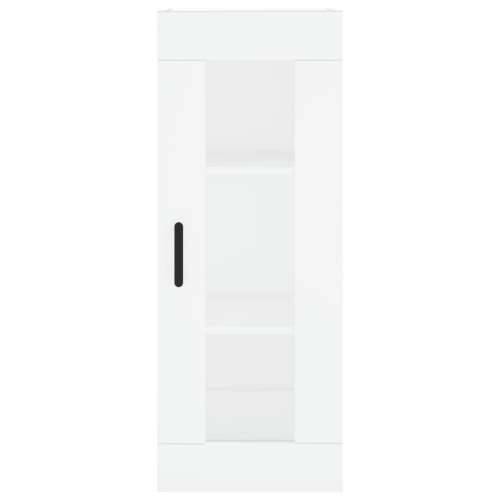 Visoka komoda bijeli 34,5x34x180 cm od konstruiranog drva - Bijela 1 1 vrata Cijena