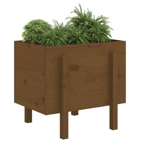 Vrtna sadilica boja meda 62 x 50 x 57 cm od masivne borovine - Smeđa boja bora 62 x 50 x 57 cm 1 Cijena