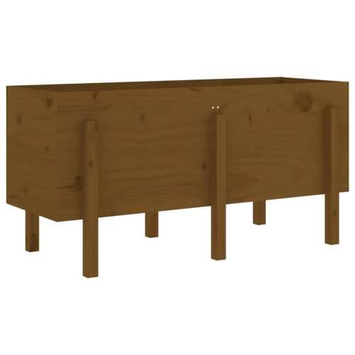 Povišena gredica - Vrtna gredica boja meda 121x50x57 cm masivna borovina - Smeđa boja bora 121 x 50 x 57 cm 1 Cijena