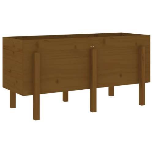 Povišena gredica - Vrtna gredica boja meda 121x50x57 cm masivna borovina - Smeđa boja bora 121 x 50 x 57 cm 1 Cijena