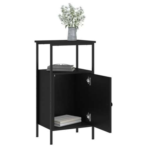 Noćni ormarići 2 kom crni 41 x 31 x 80 cm konstruirano drvo - Crna 2 Cijena