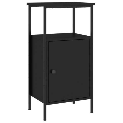 Noćni ormarići 2 kom crni 41 x 31 x 80 cm konstruirano drvo - Crna 2 Cijena