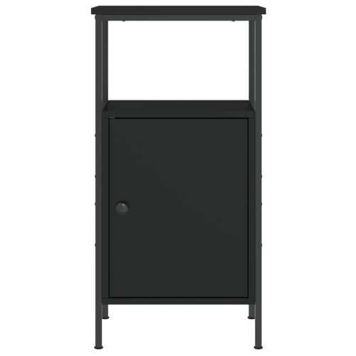 Noćni ormarići 2 kom crni 41 x 31 x 80 cm konstruirano drvo - Crna 2 Cijena