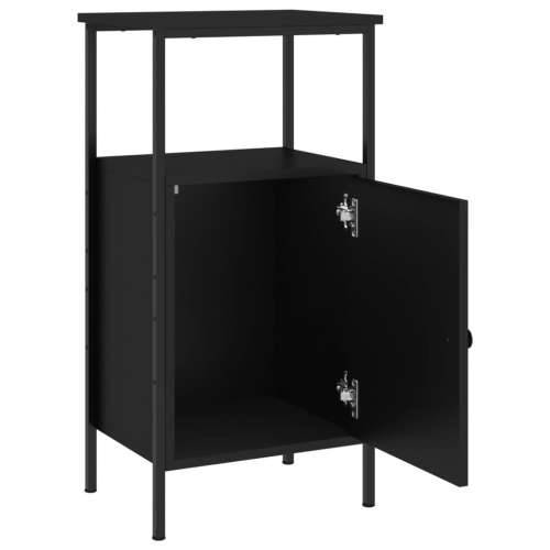 Noćni ormarići 2 kom crni 41 x 31 x 80 cm konstruirano drvo - Crna 2 Cijena